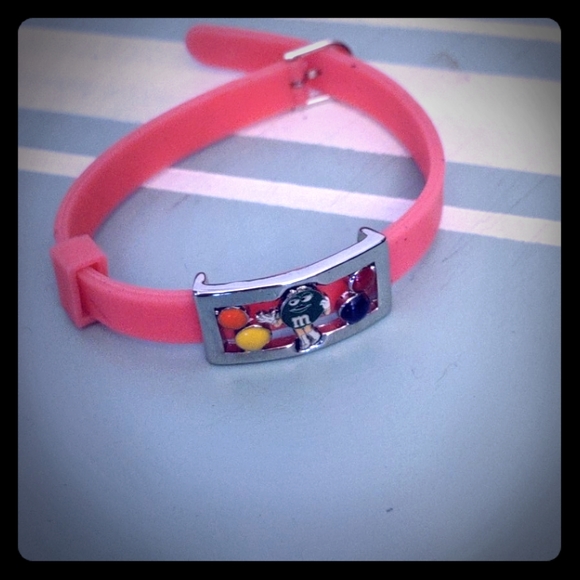 Miss M & M pink bracelet!